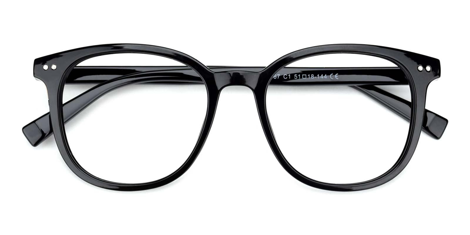 Skyline-Black-Round-TR-Eyeglasses-detail
