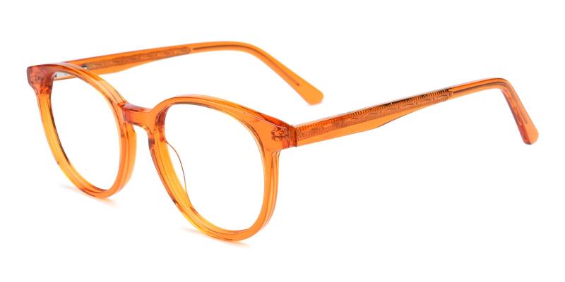 Patti-Orange-Eyeglasses