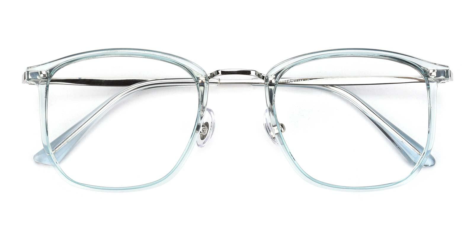 Coral-Blue-Square-Titanium-Eyeglasses-detail