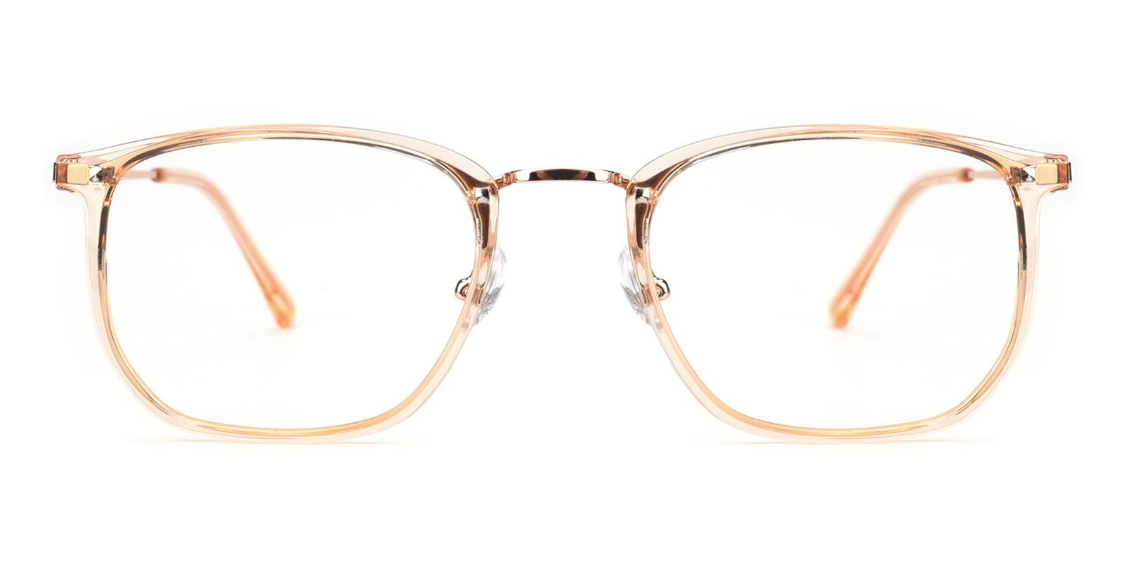 Coral-Orange-Rectangle-Titanium-Eyeglasses-detail