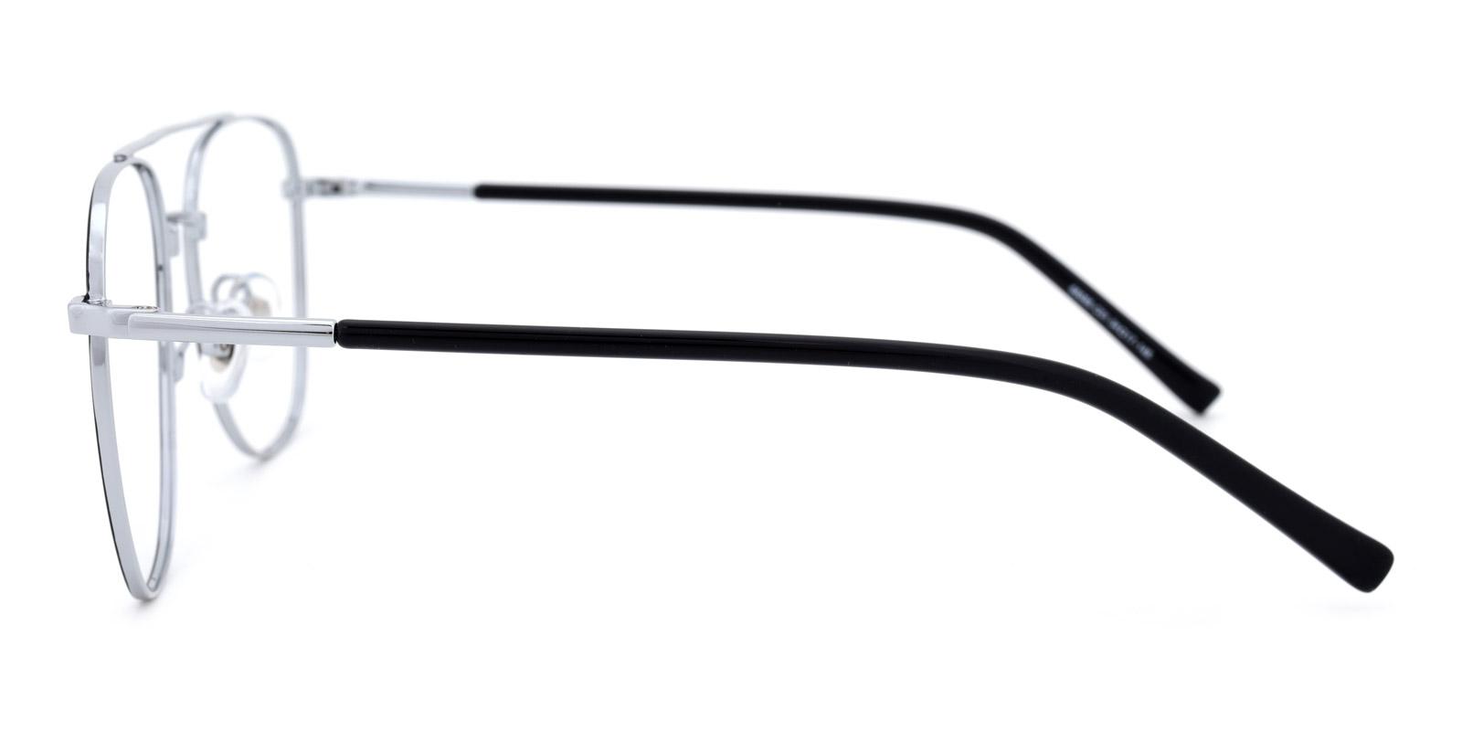 Defender-Black-Aviator / Square-Metal-Eyeglasses-detail