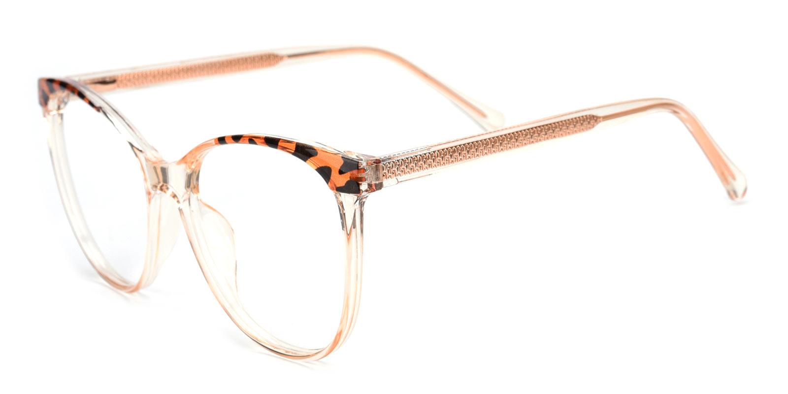 Patsy-Orange-Cat / Round-TR-Eyeglasses-detail