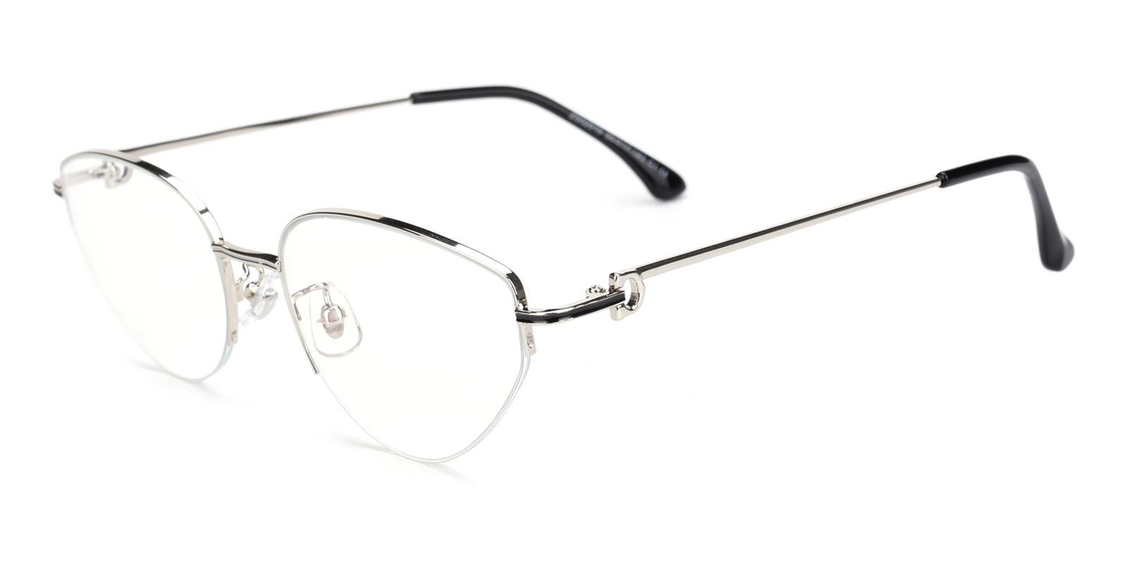 Zero-Silver-Cat-Metal-Eyeglasses-detail