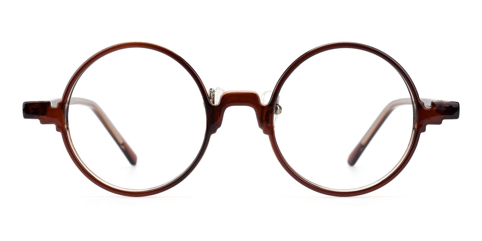 Olive-Brown-Round-TR-Eyeglasses-detail