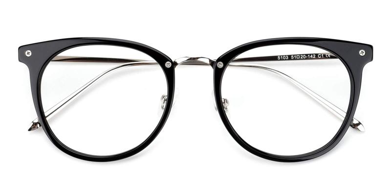 Nina-Black-Eyeglasses