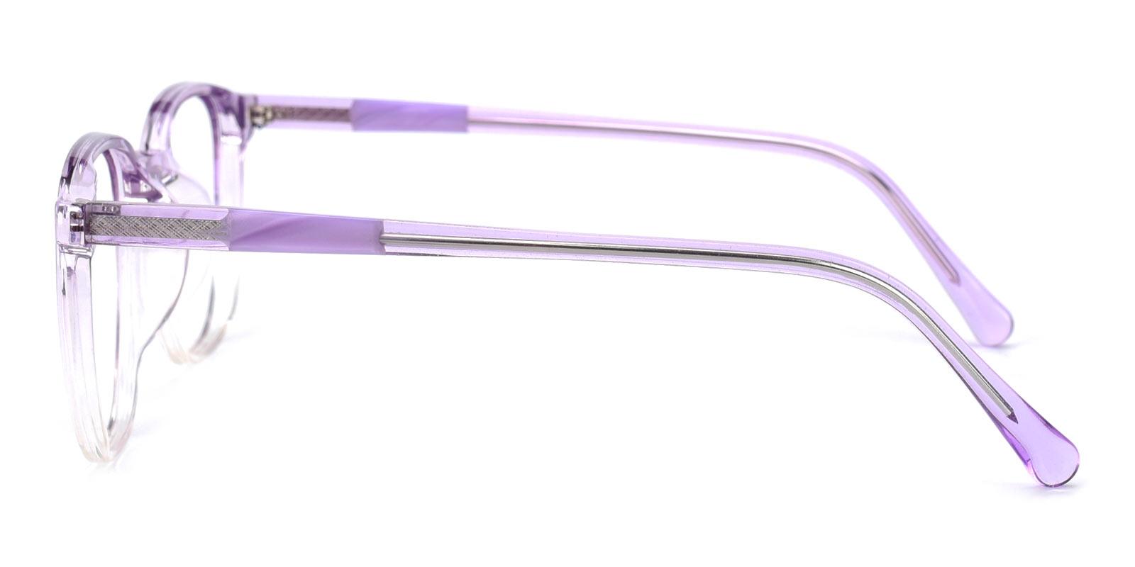 Bubblegum-Purple-Rectangle / Round-TR-Eyeglasses-detail