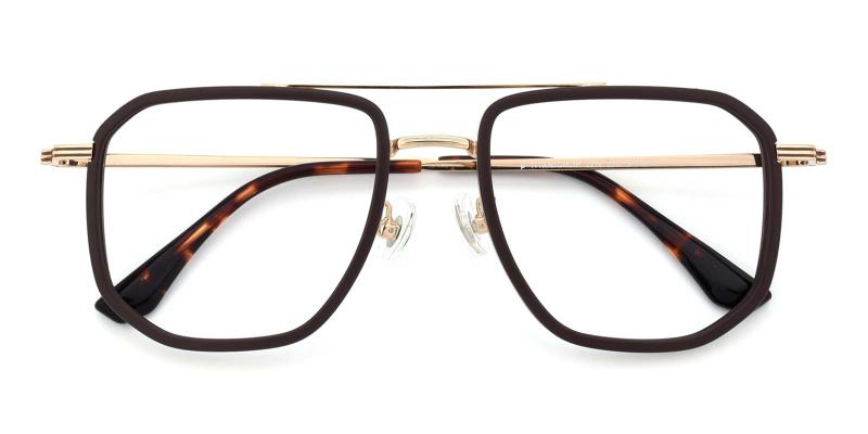 Titan-Brown-Eyeglasses