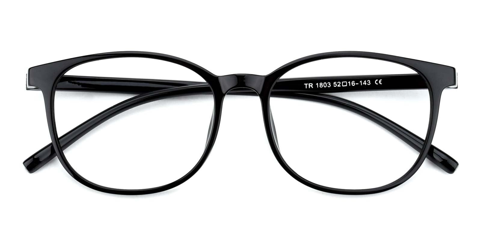 Geoff-Black-Rectangle / Round-TR-Eyeglasses-detail