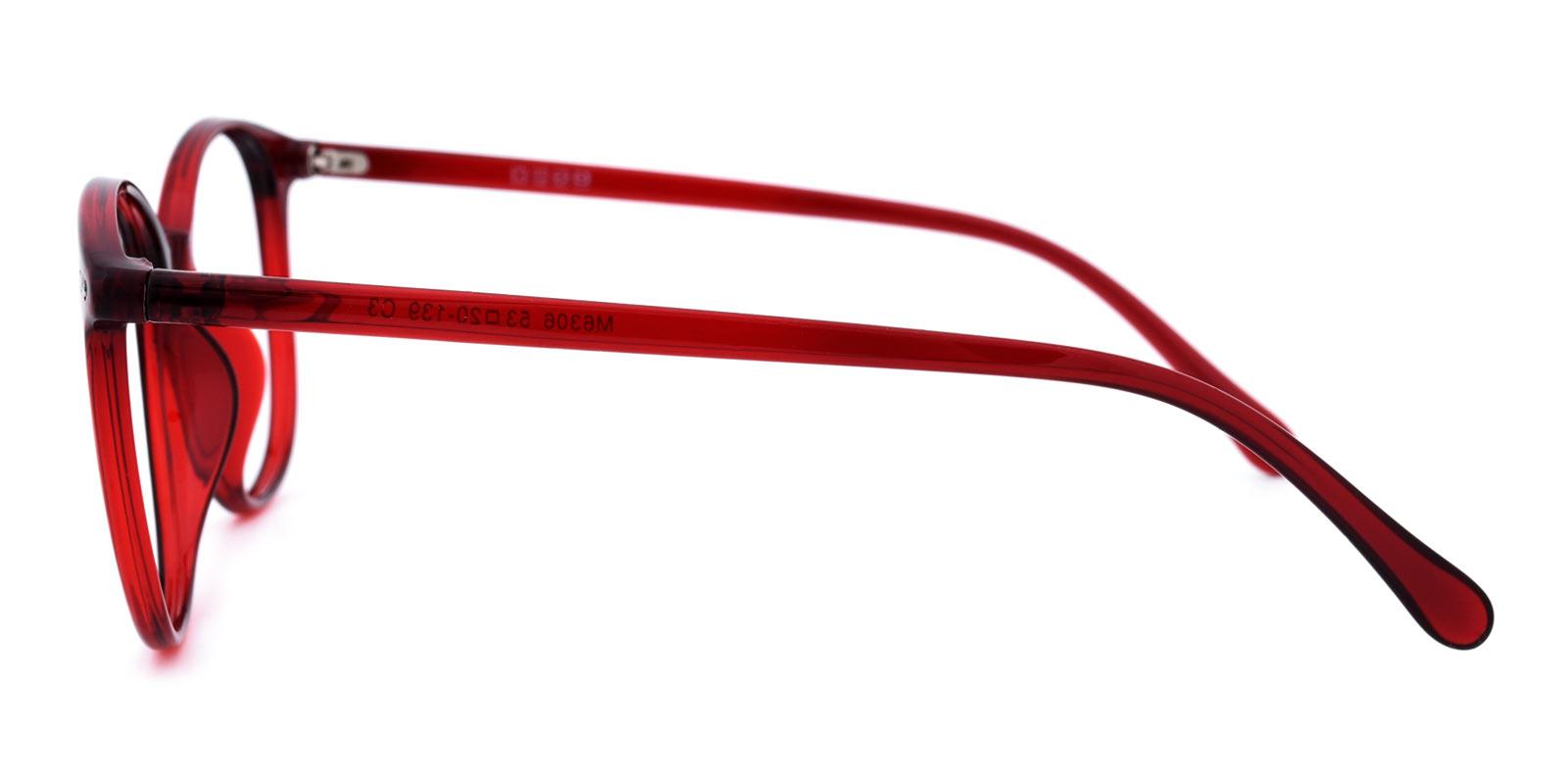 Julian-Red-Round / Square-TR-Eyeglasses-detail