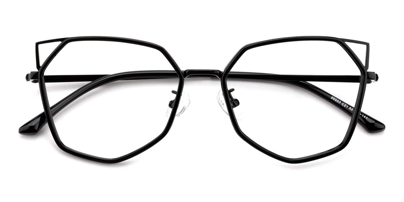 Laurel-Black-Geometric-TR-Eyeglasses-detail