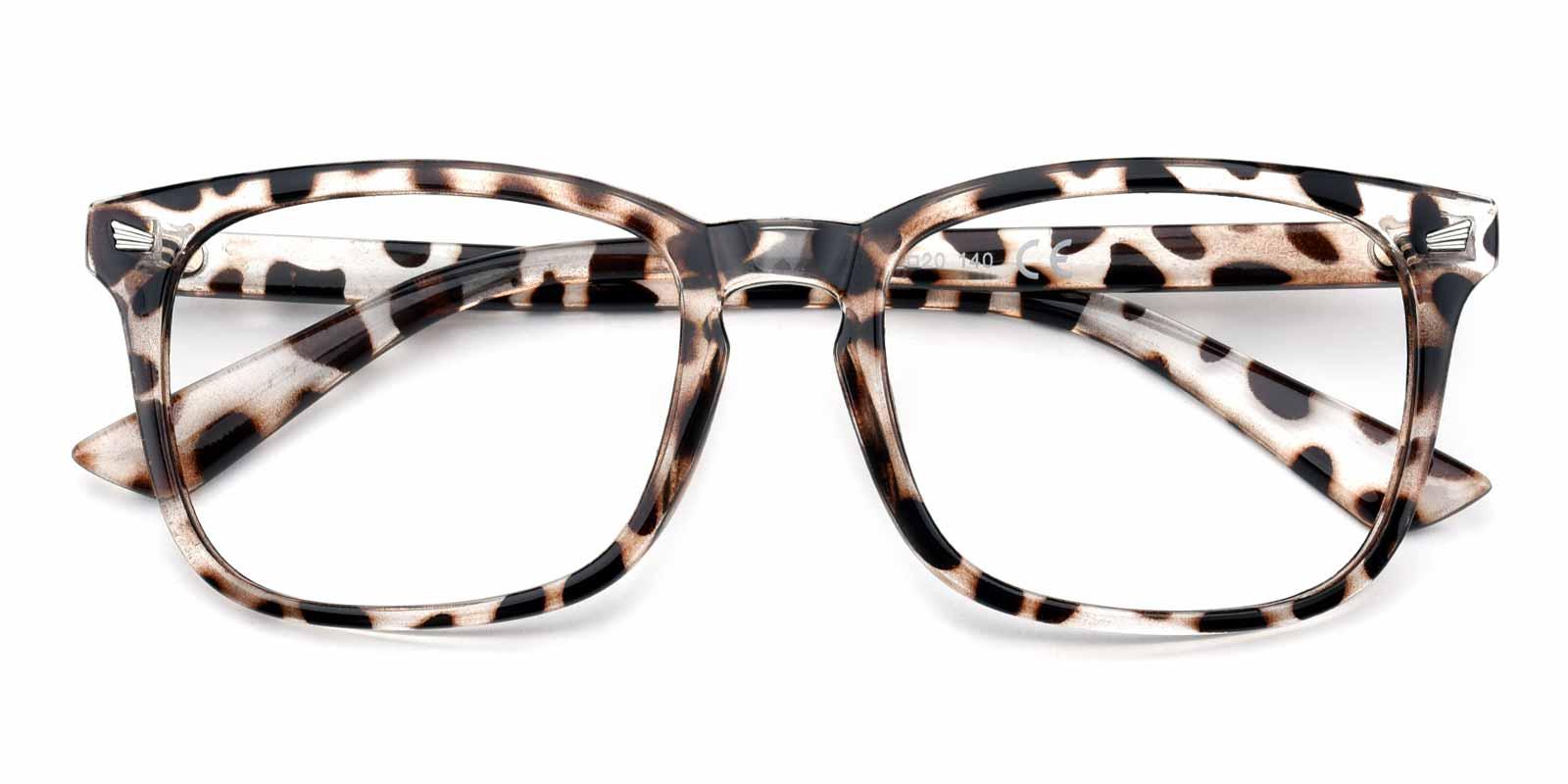 Abel Leopard BlueLight Blocking Non Prescription-Leopard-Rectangle-TR-Eyeglasses-detail