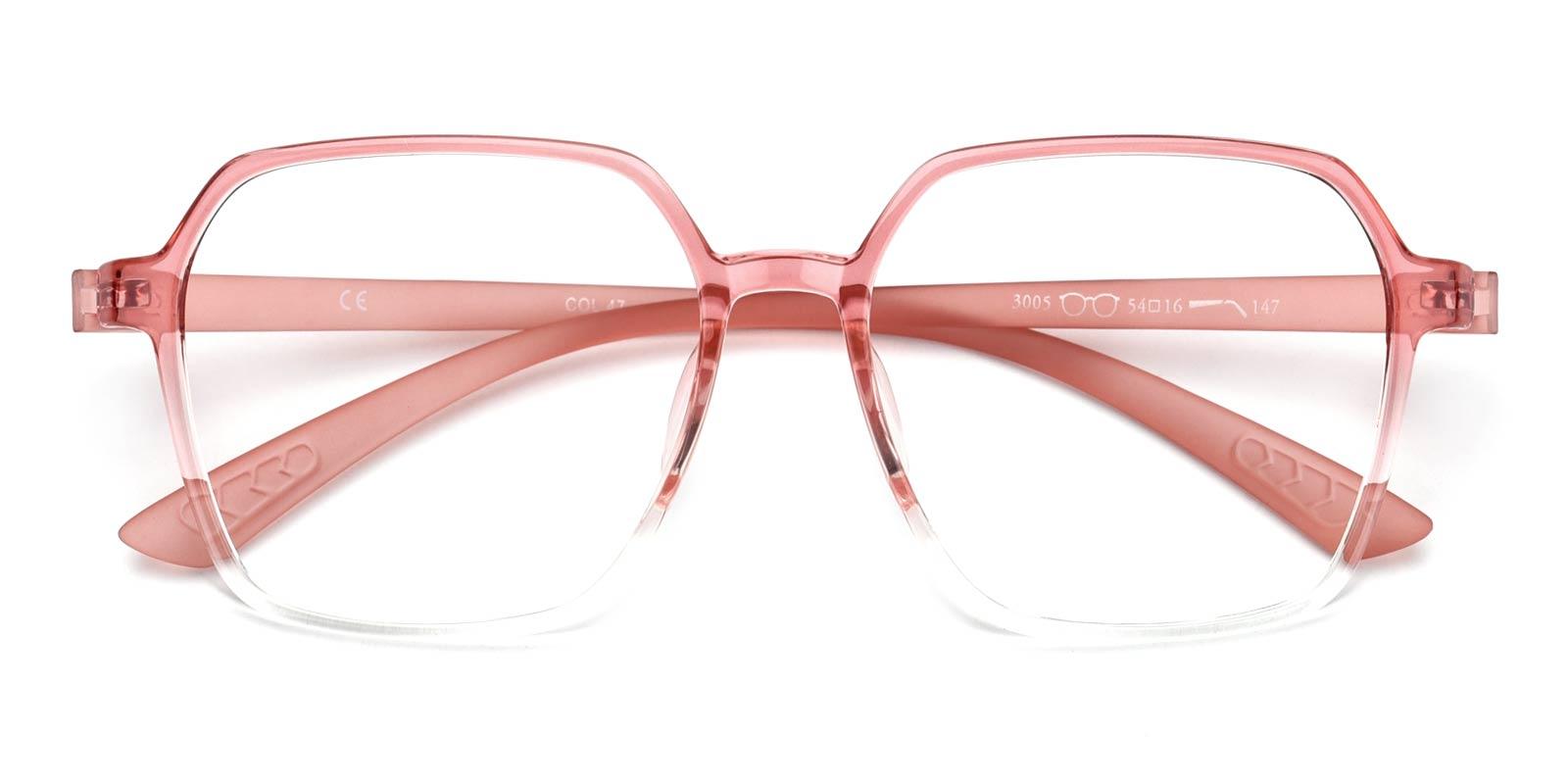 Macaron Plano Antiblue Eyeglasses-Red-Square-TR-Eyeglasses-detail