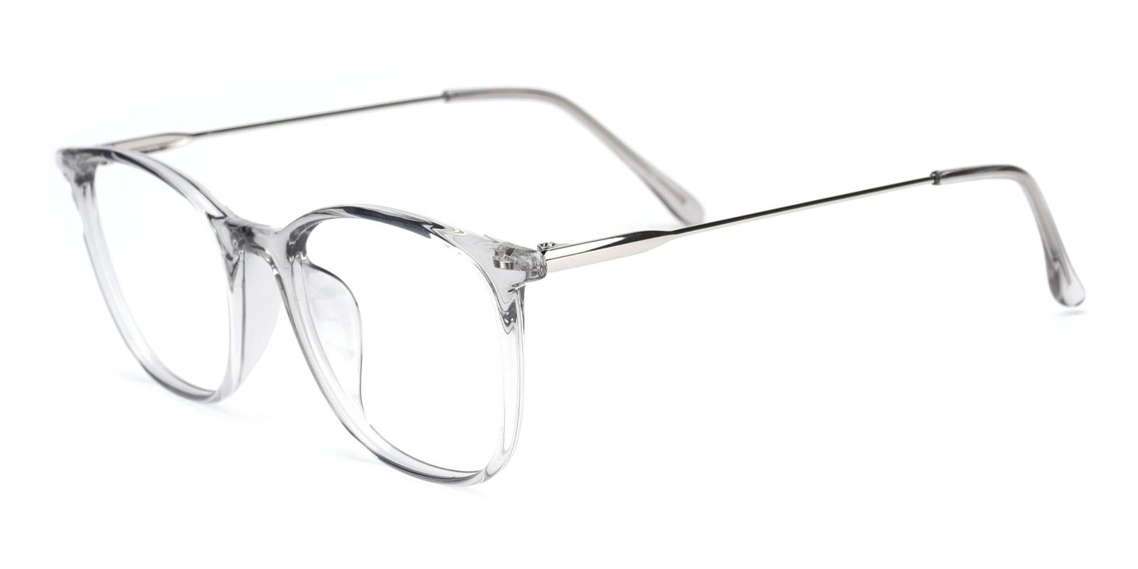 Who Gray BlueLight Blocking Non Prescription-Gray-Rectangle-TR-Eyeglasses-detail