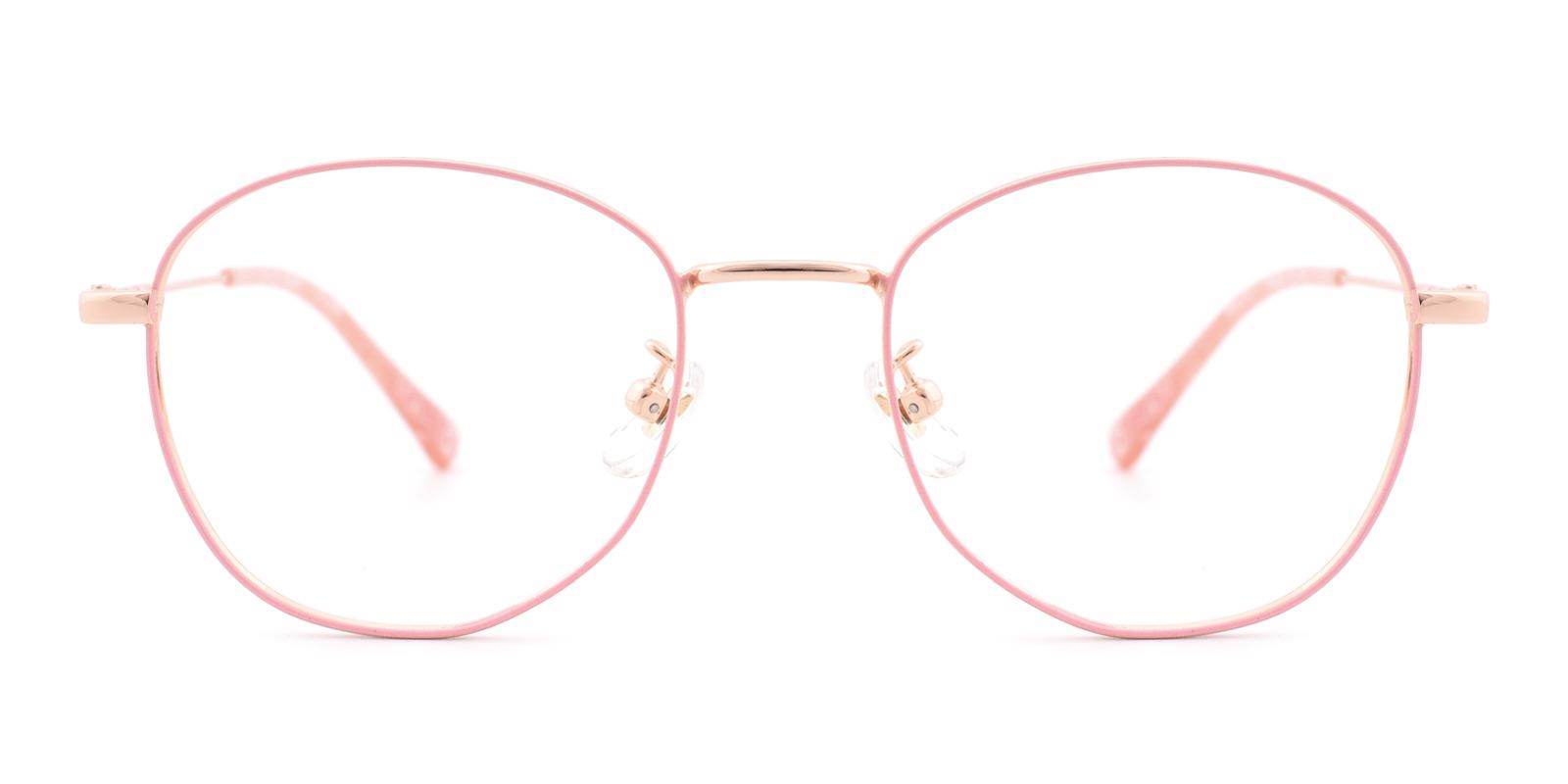 Lori-Pink-Oval-Titanium-Eyeglasses-detail