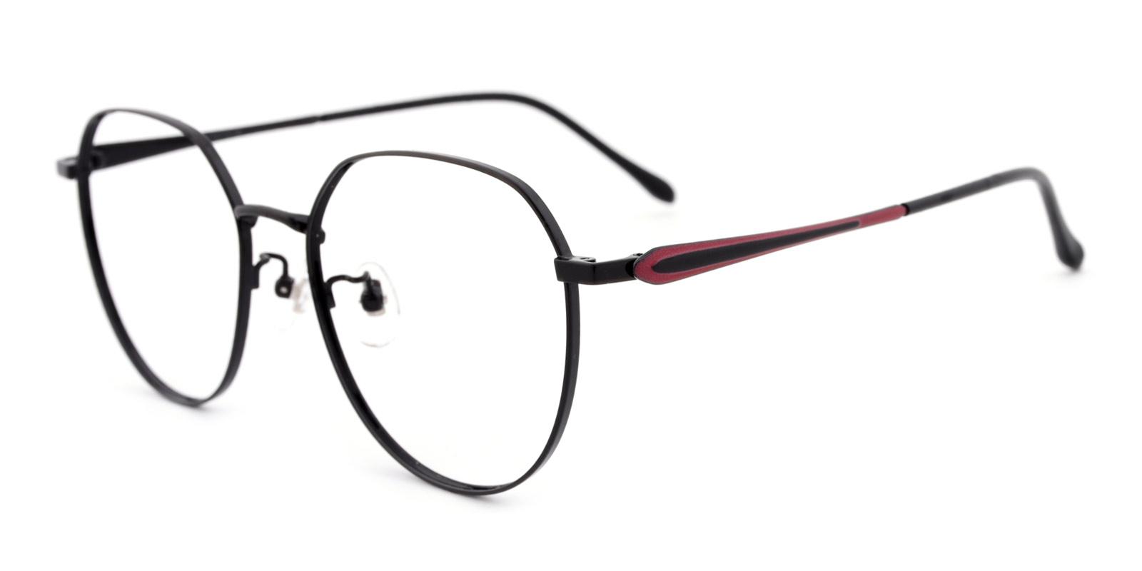Muriel-Black-Geometric-Titanium-Eyeglasses-detail