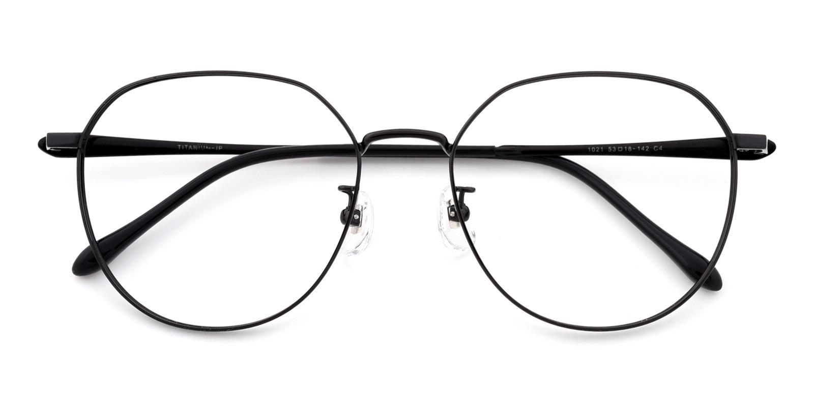 Muriel-Black-Round-Titanium-Eyeglasses-detail