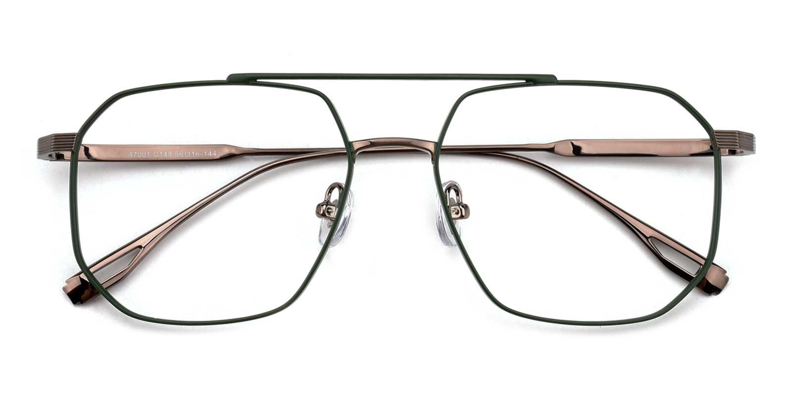 Owen-Green-Aviator-Metal-Eyeglasses-detail