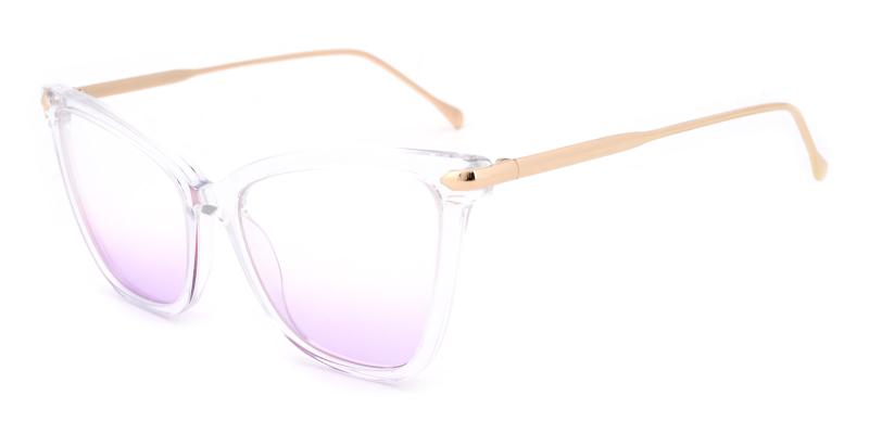 Violet-Translucent-Sunglasses