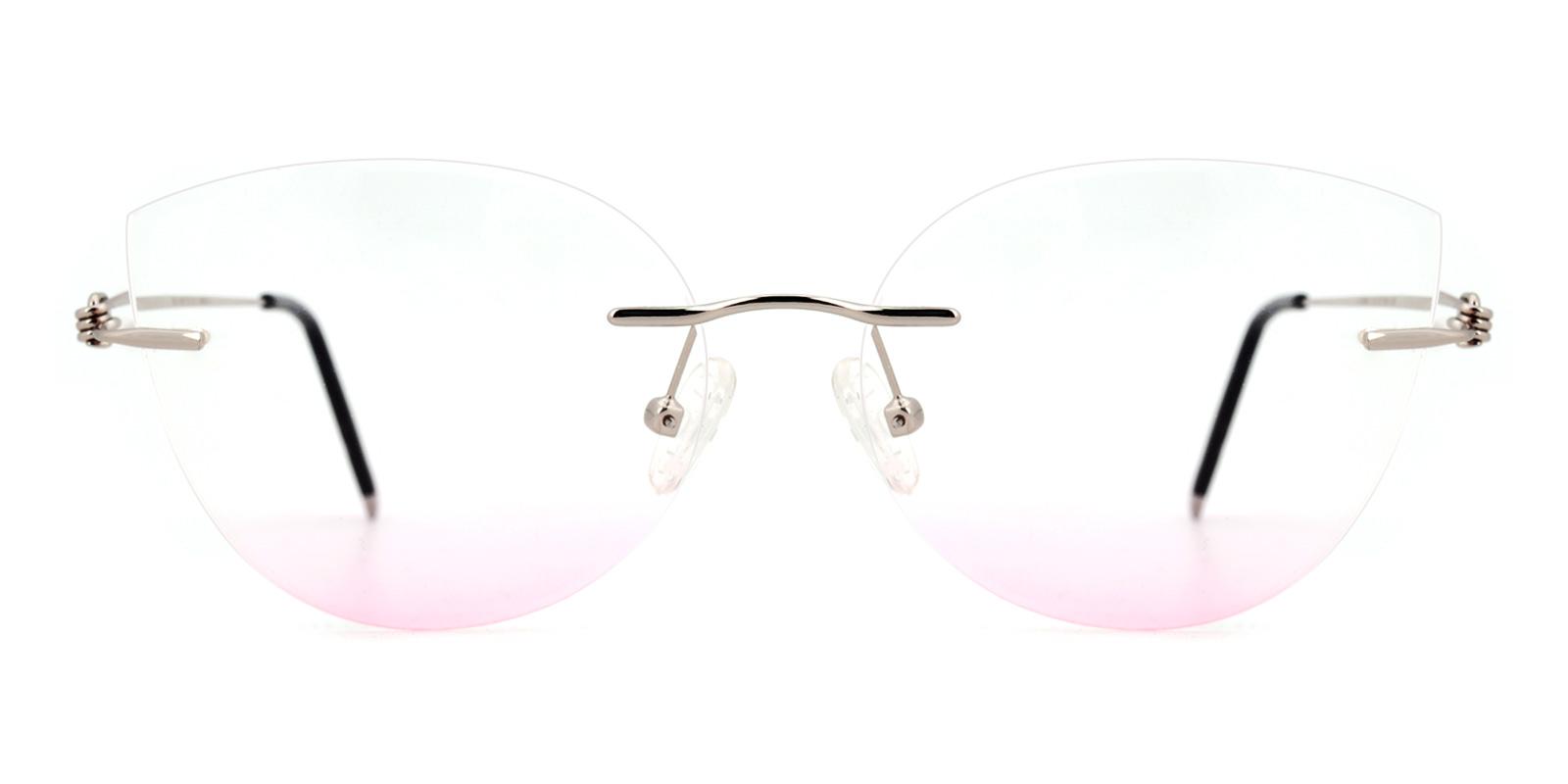 Babypink-Silver-Cat-Metal-Sunglasses-detail