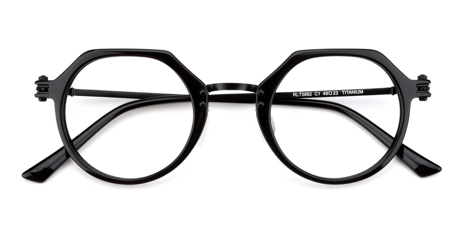 Malcolm-Black-Geometric-Titanium-Eyeglasses-detail