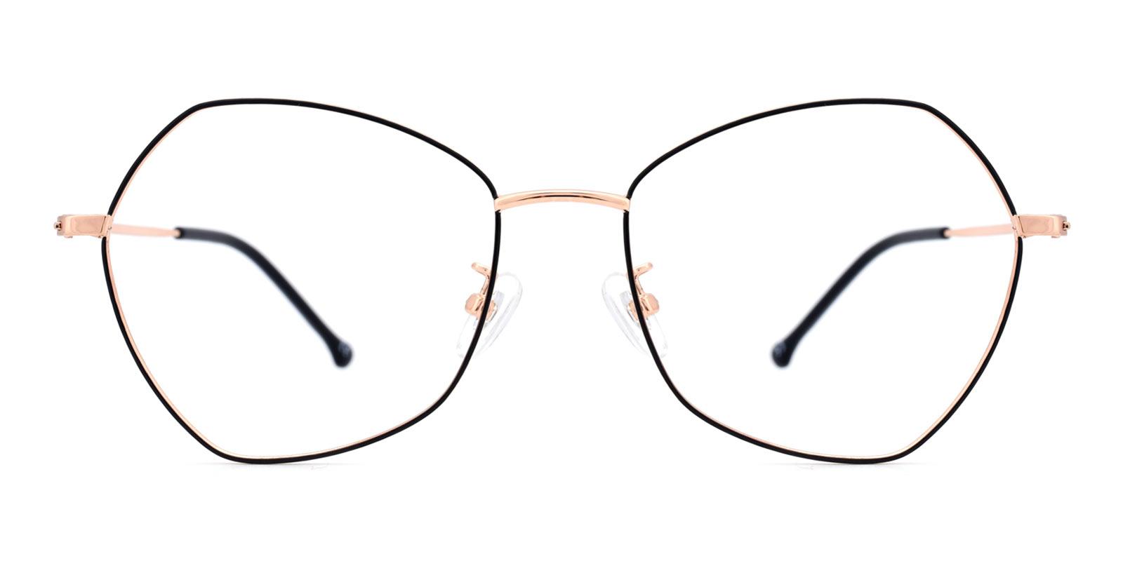 Control-Black-Geometric-Metal-Eyeglasses-detail