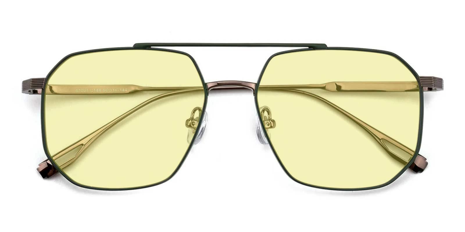 Owen-Green-Aviator-Metal-Sunglasses-detail