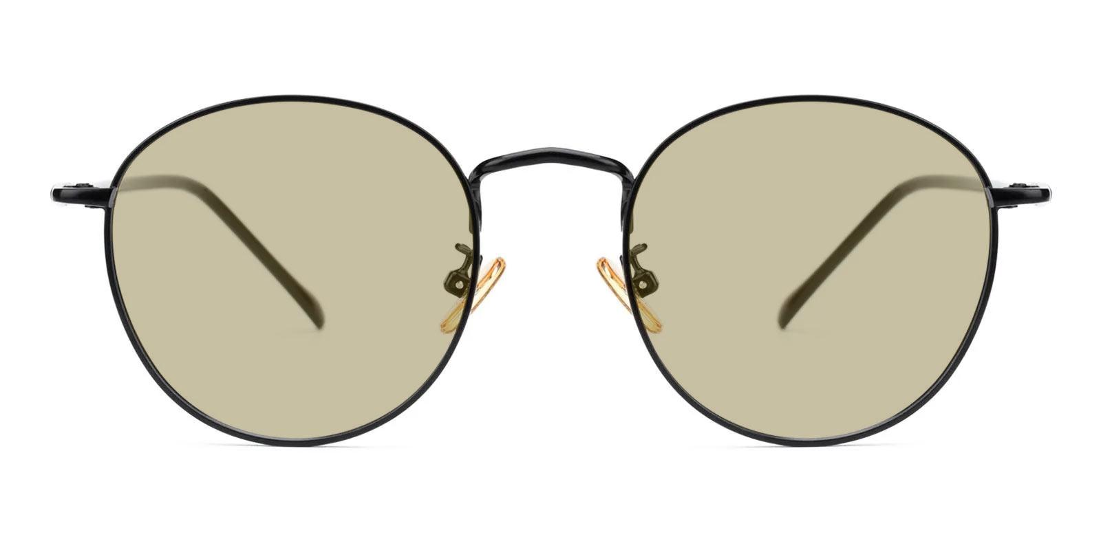 Donuts-Black-Round-Metal-Sunglasses-detail