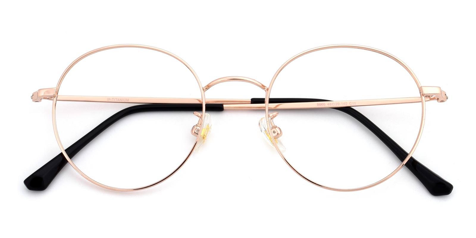 Sugar-Gold-Round-Titanium-Eyeglasses-detail