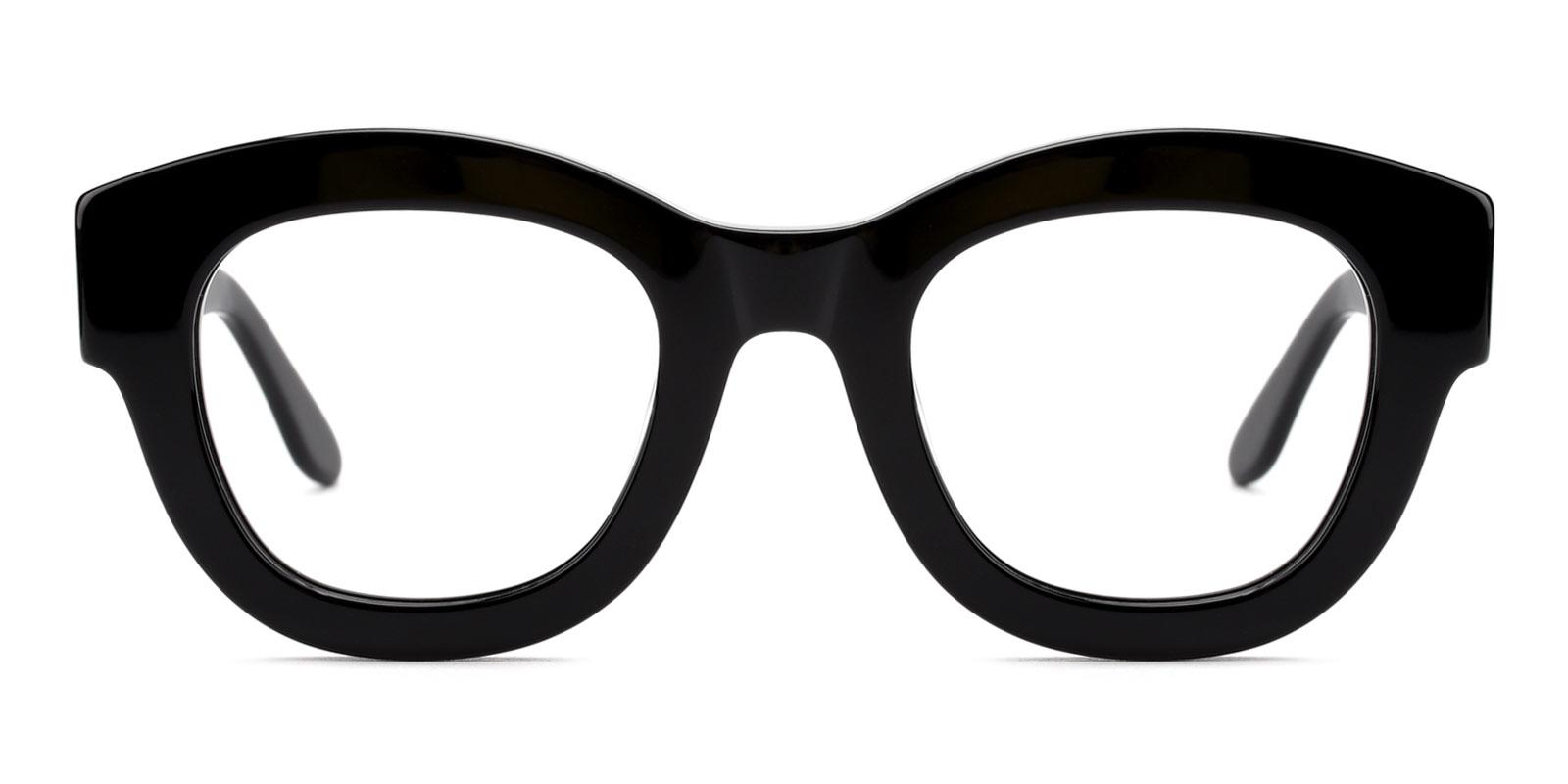 Egypt-Black-Cat / Round-Acetate-Eyeglasses-detail