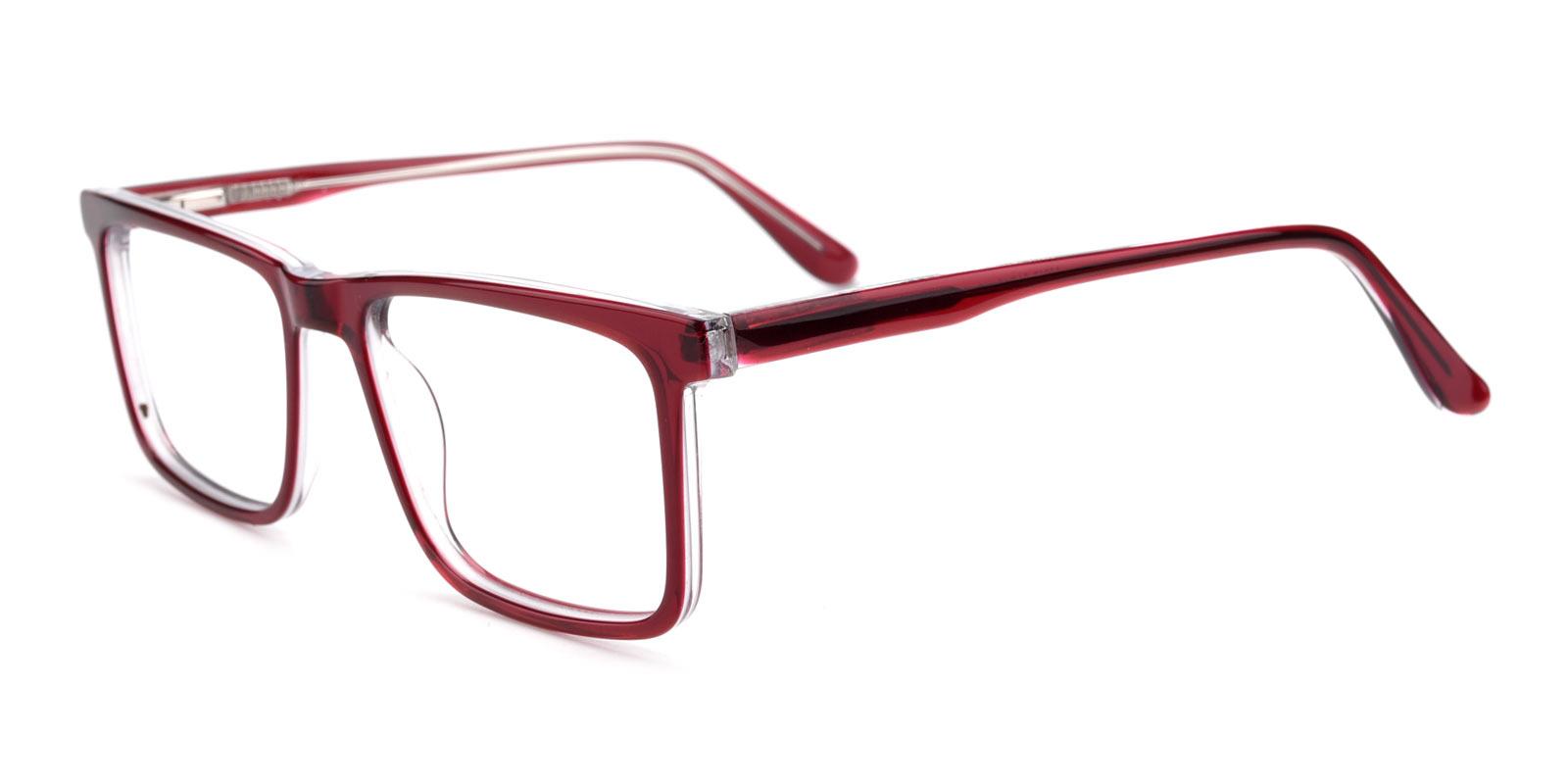Wesley-Red-Rectangle-TR-Eyeglasses-detail
