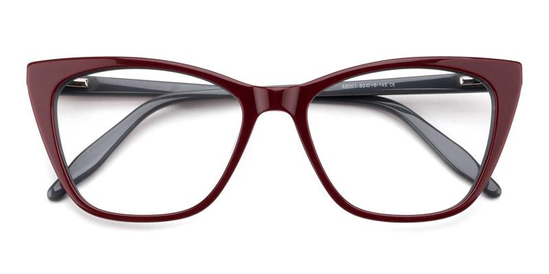 Hazel-Red-Eyeglasses