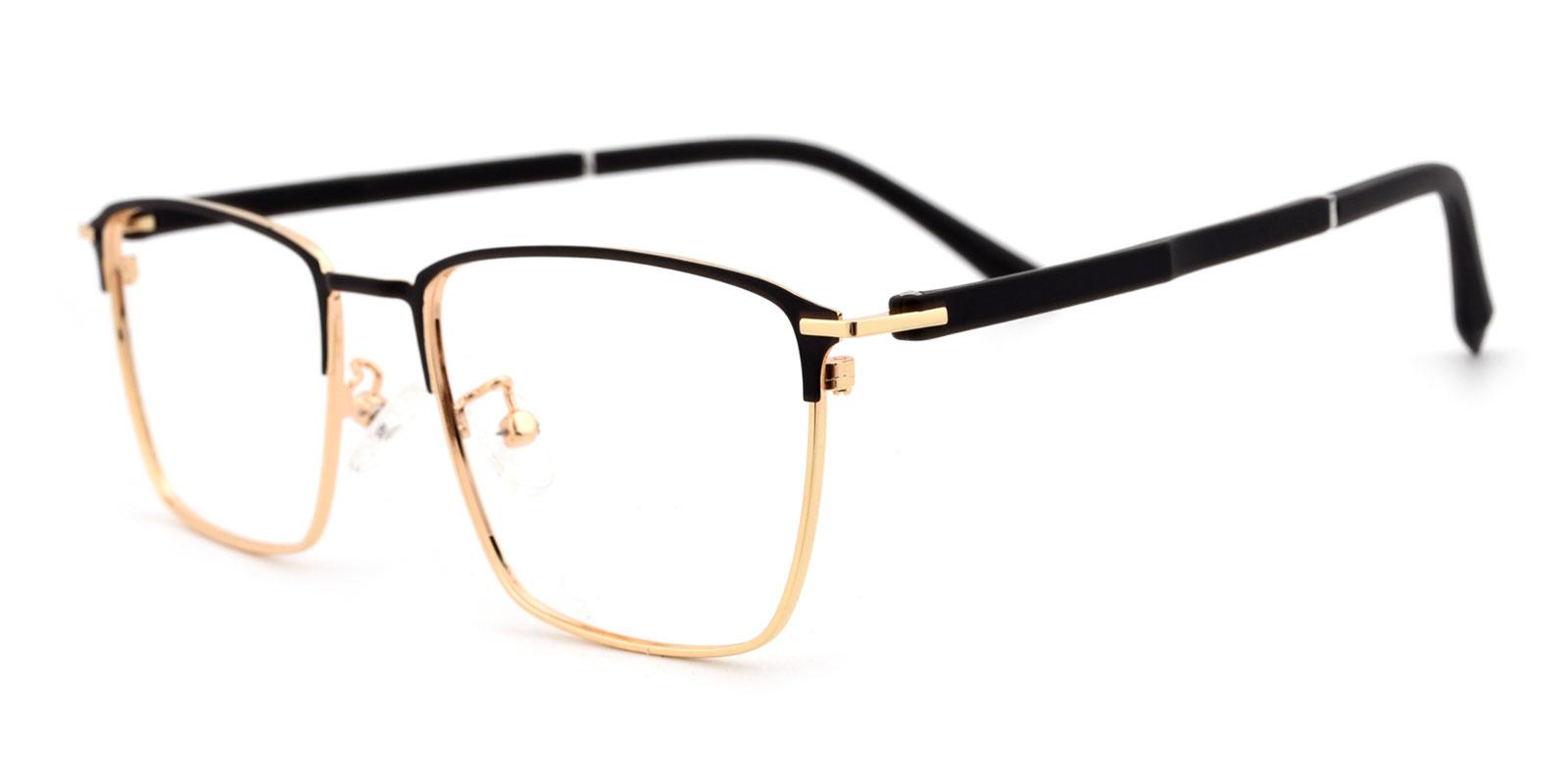 Miles-Gold-Browline-Metal-Eyeglasses-detail