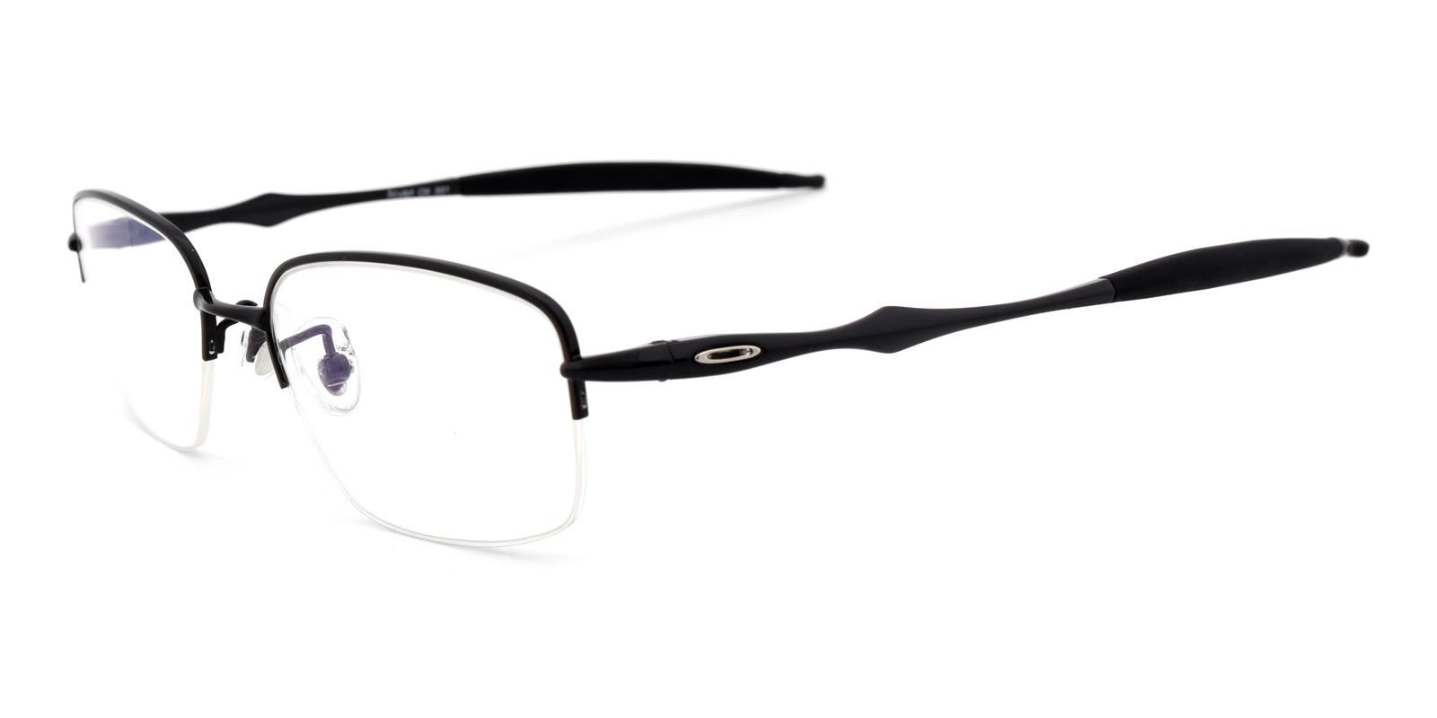Sean-Black-Rectangle-Titanium-Eyeglasses-detail