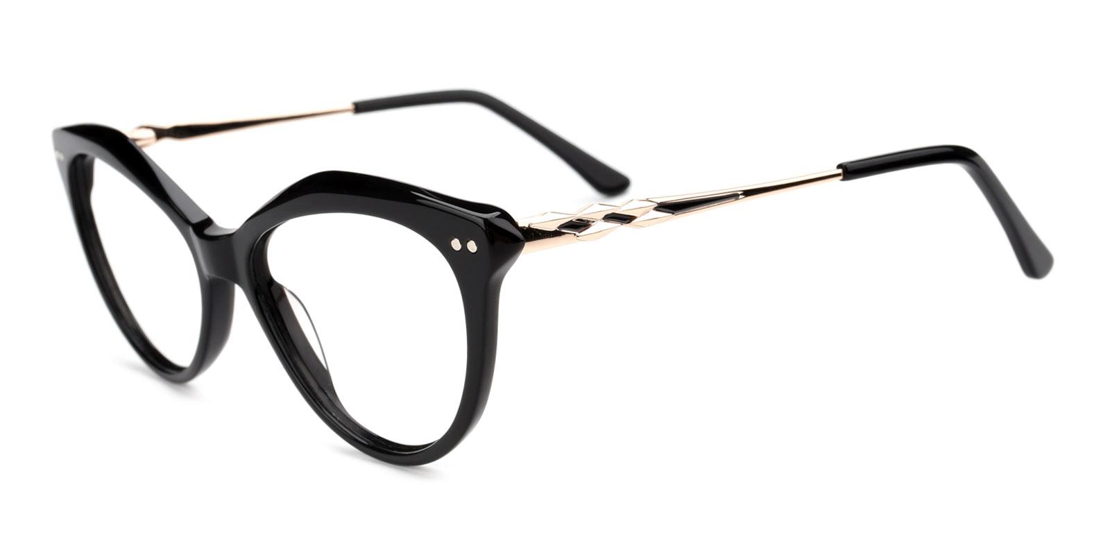 Thirza-Black-Cat-Acetate-Eyeglasses-detail