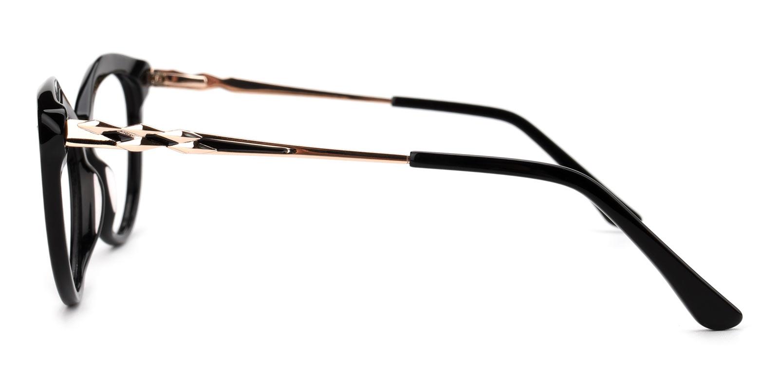 Thirza-Black-Cat-Acetate-Eyeglasses-detail