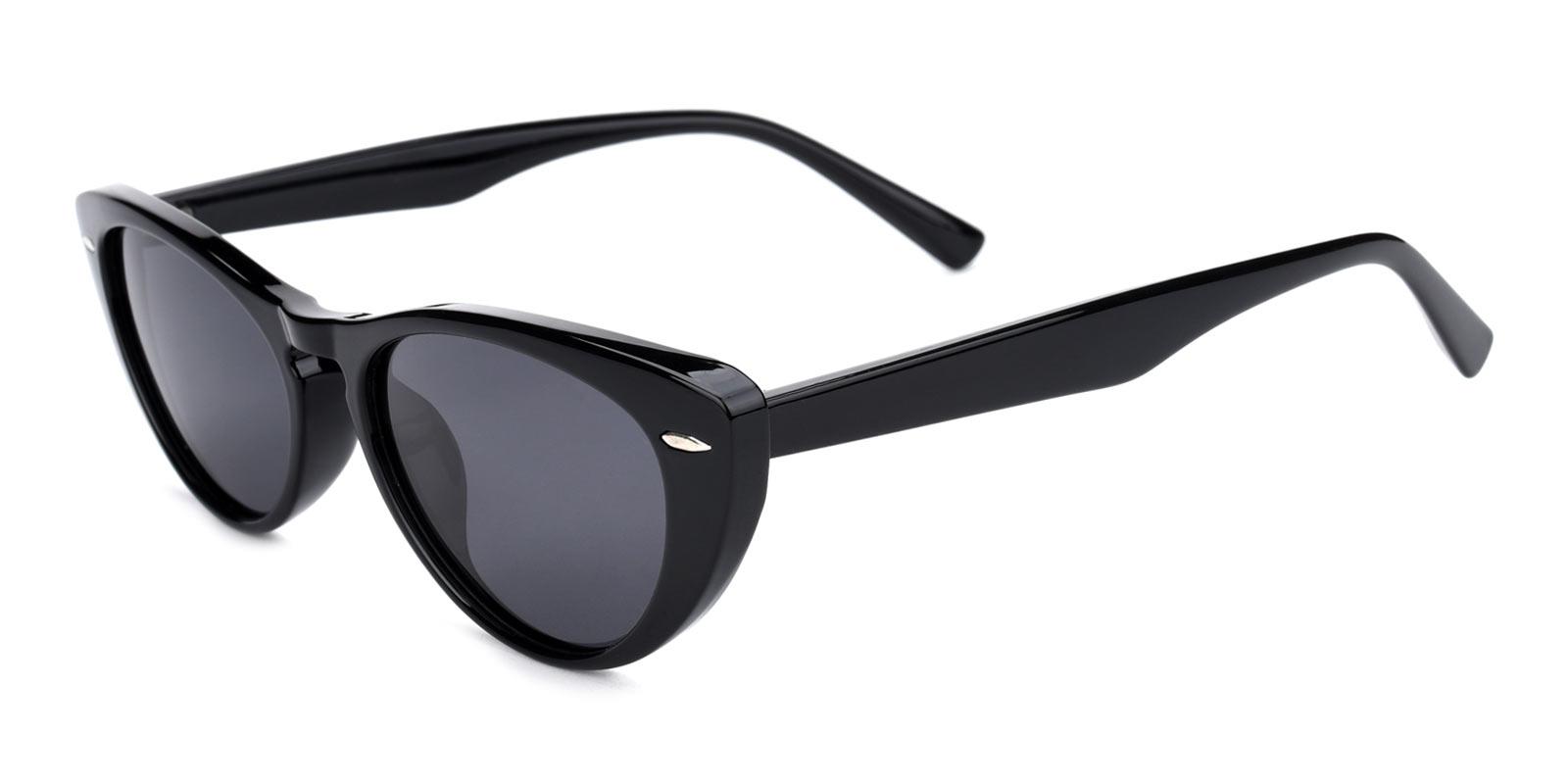 Kuku Non Prescription Sunglasses-Black-Cat-TR-Sunglasses-detail
