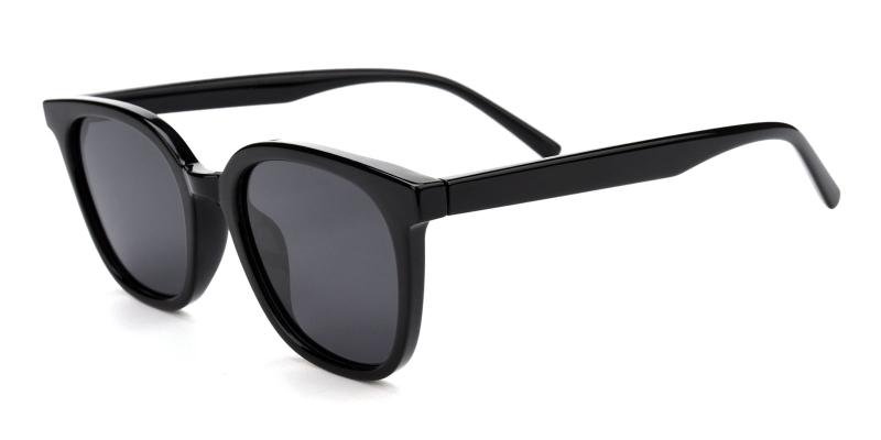 Mavis Non Prescription Sunglasses-Black-Sunglasses