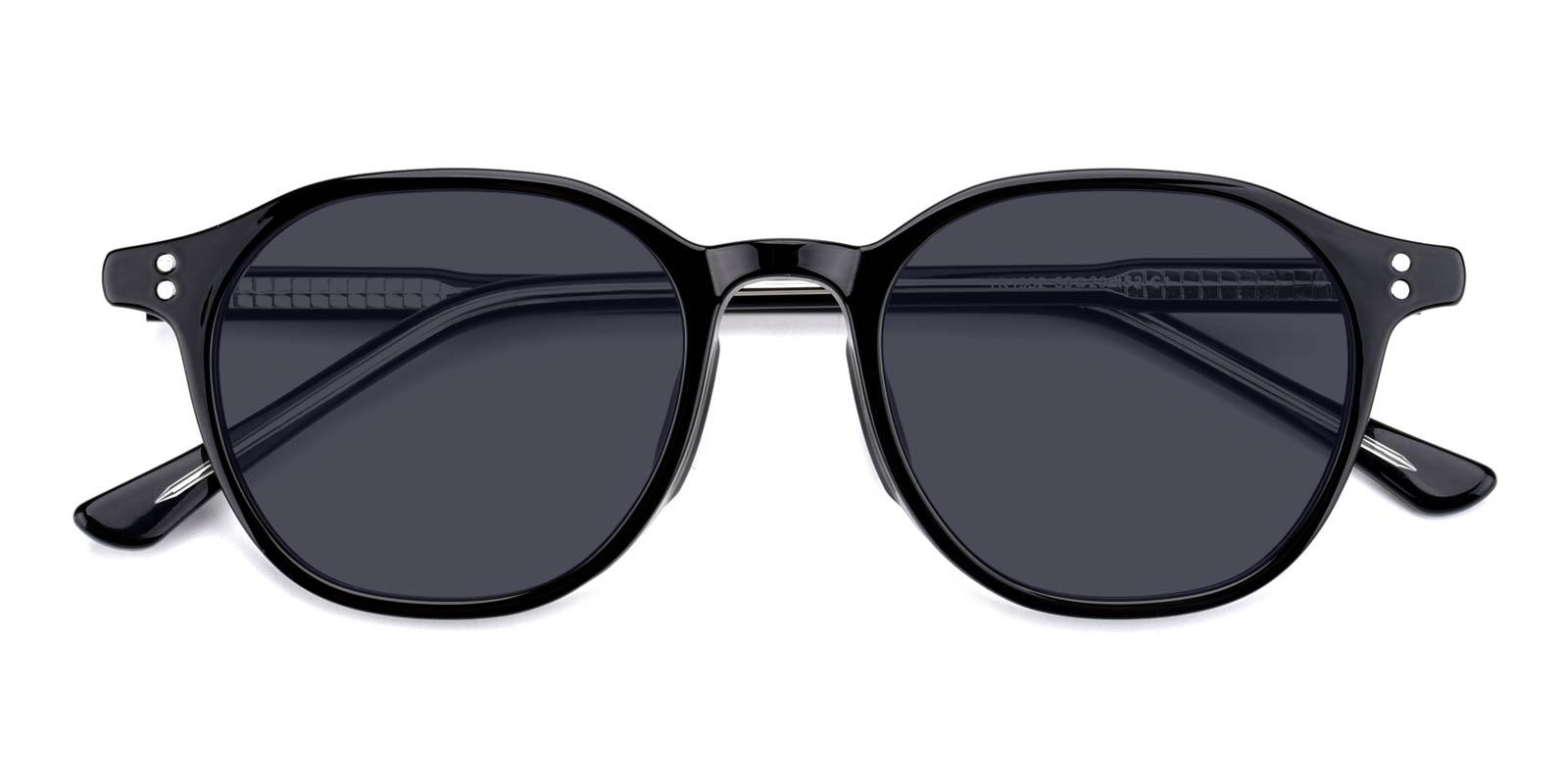 Lighthouse Non Prescription Sunglasses-Black-Geometric-TR-Sunglasses-detail