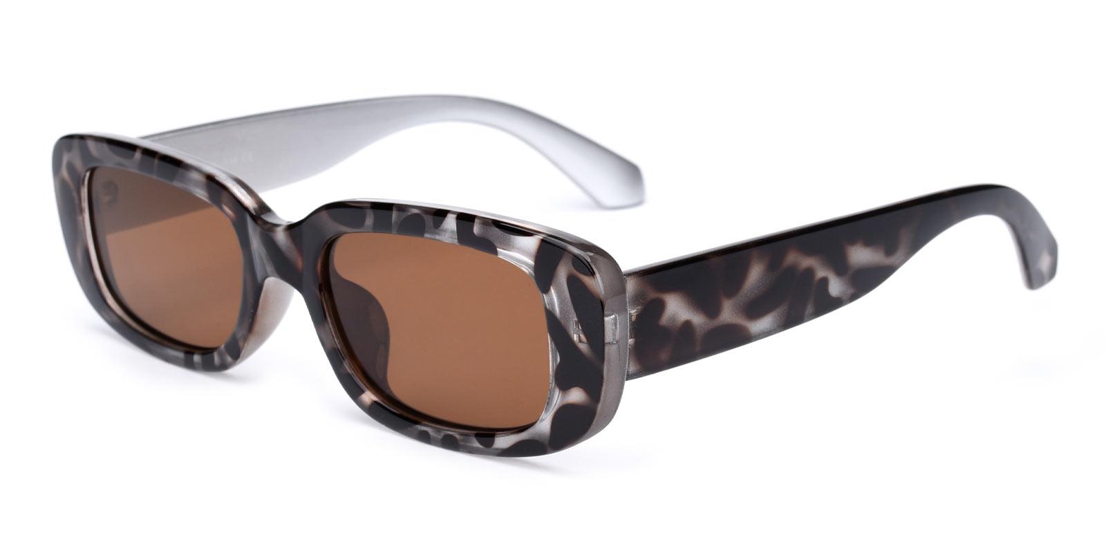 Influencer Non Prescription Sunglasses-Tortoise-Rectangle-TR-Eyeglasses-detail
