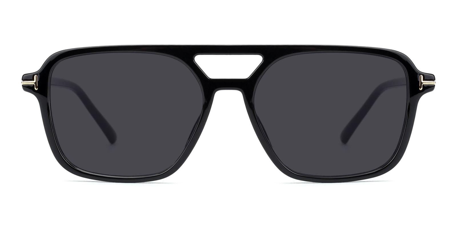 Galaxy Non Prescription Sunglasses-Black-Aviator-TR-Sunglasses-detail