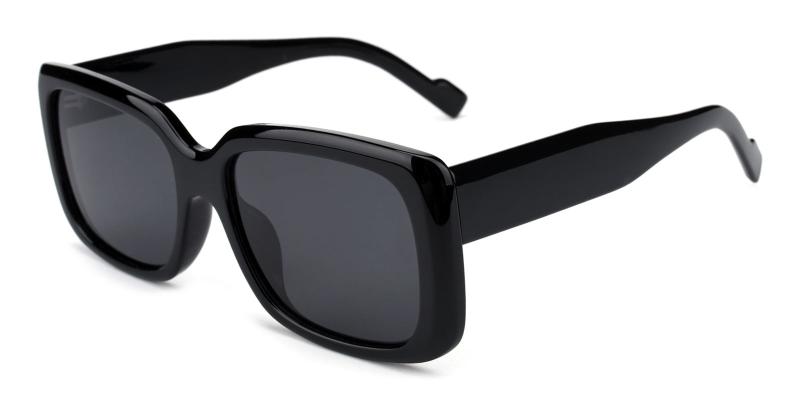 Summer Non Prescription Sunglasses-Black-Sunglasses