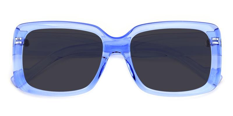 Summer Non Prescription Sunglasses-Blue-Sunglasses