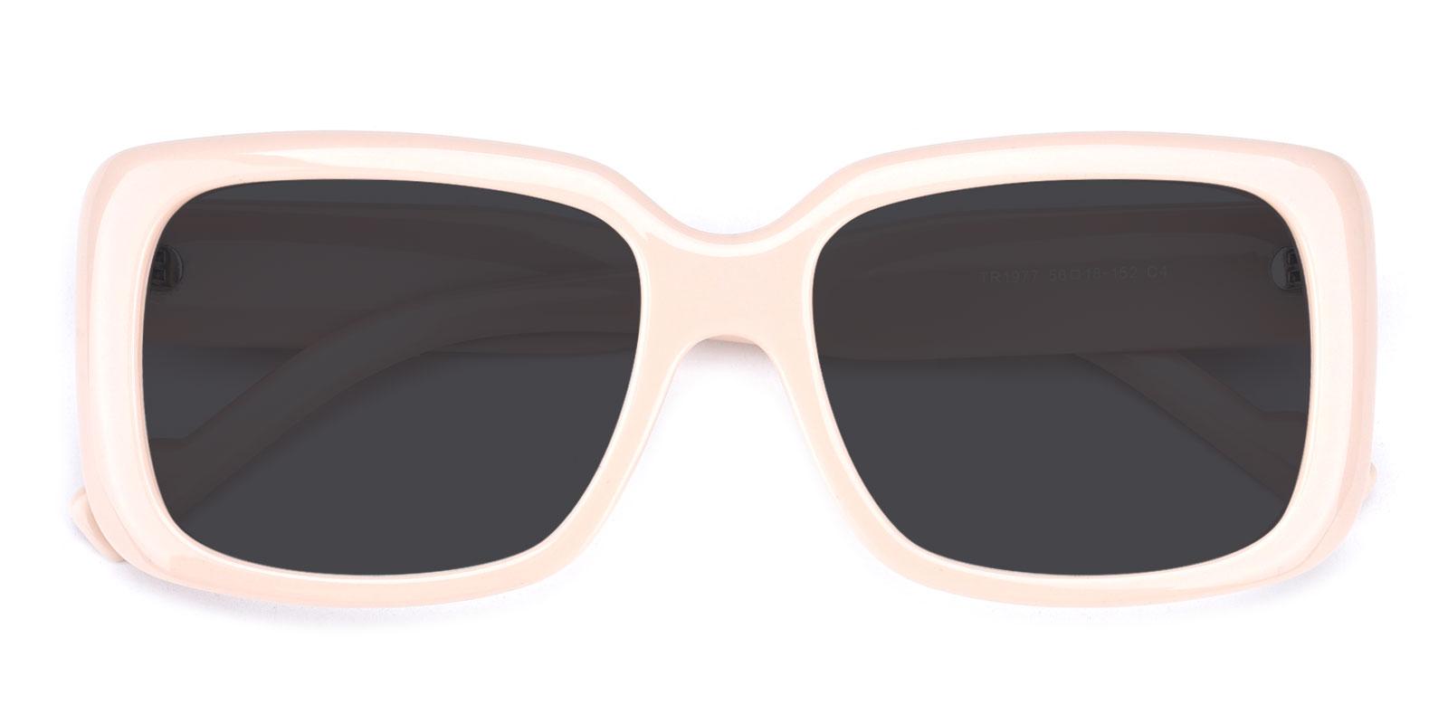 Summer Non Prescription Sunglasses-Pink-Rectangle-TR-Sunglasses-detail