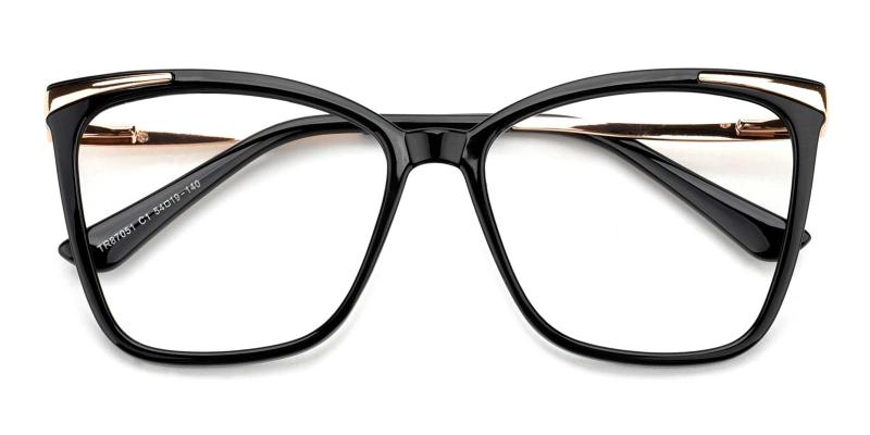 Rosa-Black-Eyeglasses