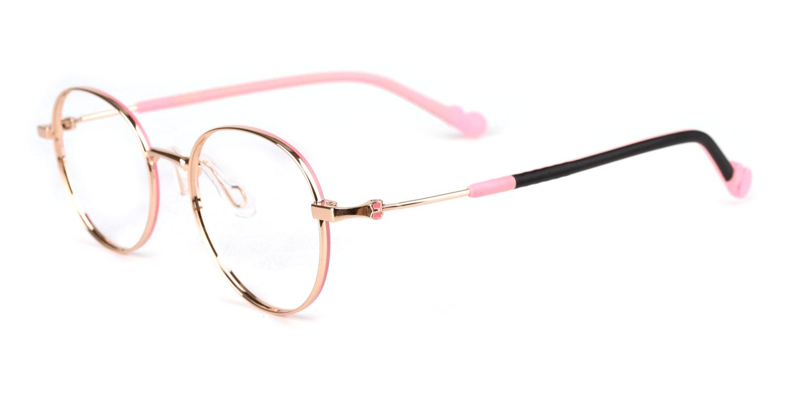 Umeko-Gold-Oval-Metal-Eyeglasses-detail