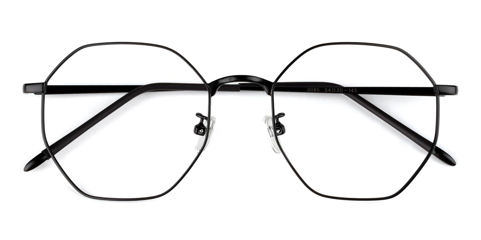 Varya-Black-Geometric-Metal-Eyeglasses-detail
