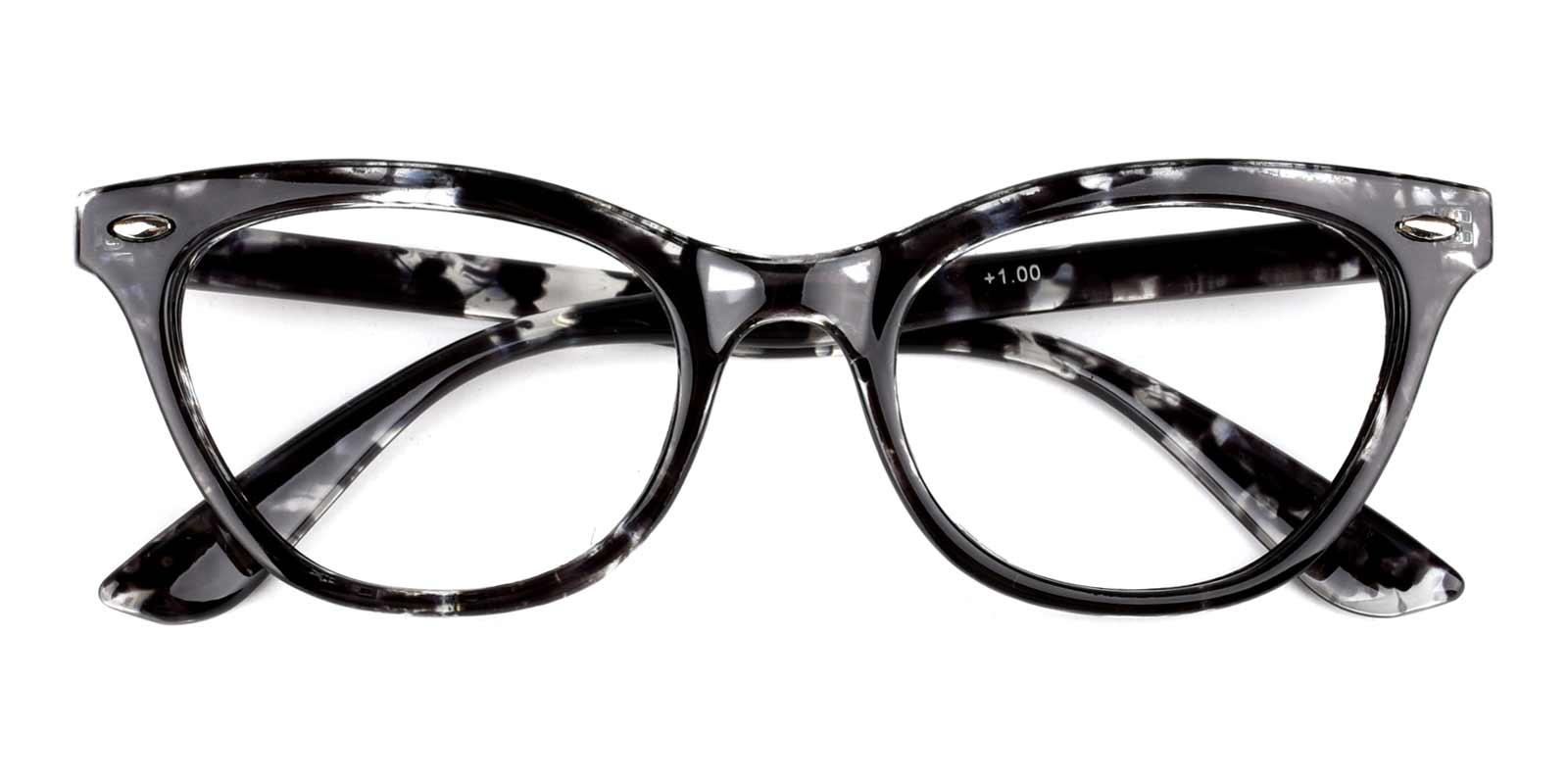 Halina-Pattern-Cat-Plastic-Eyeglasses-detail
