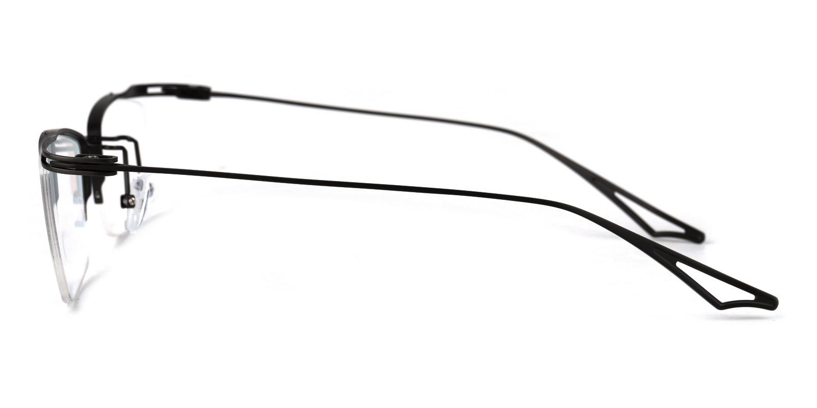 Fancho-Black-Rectangle-Titanium-Eyeglasses-detail