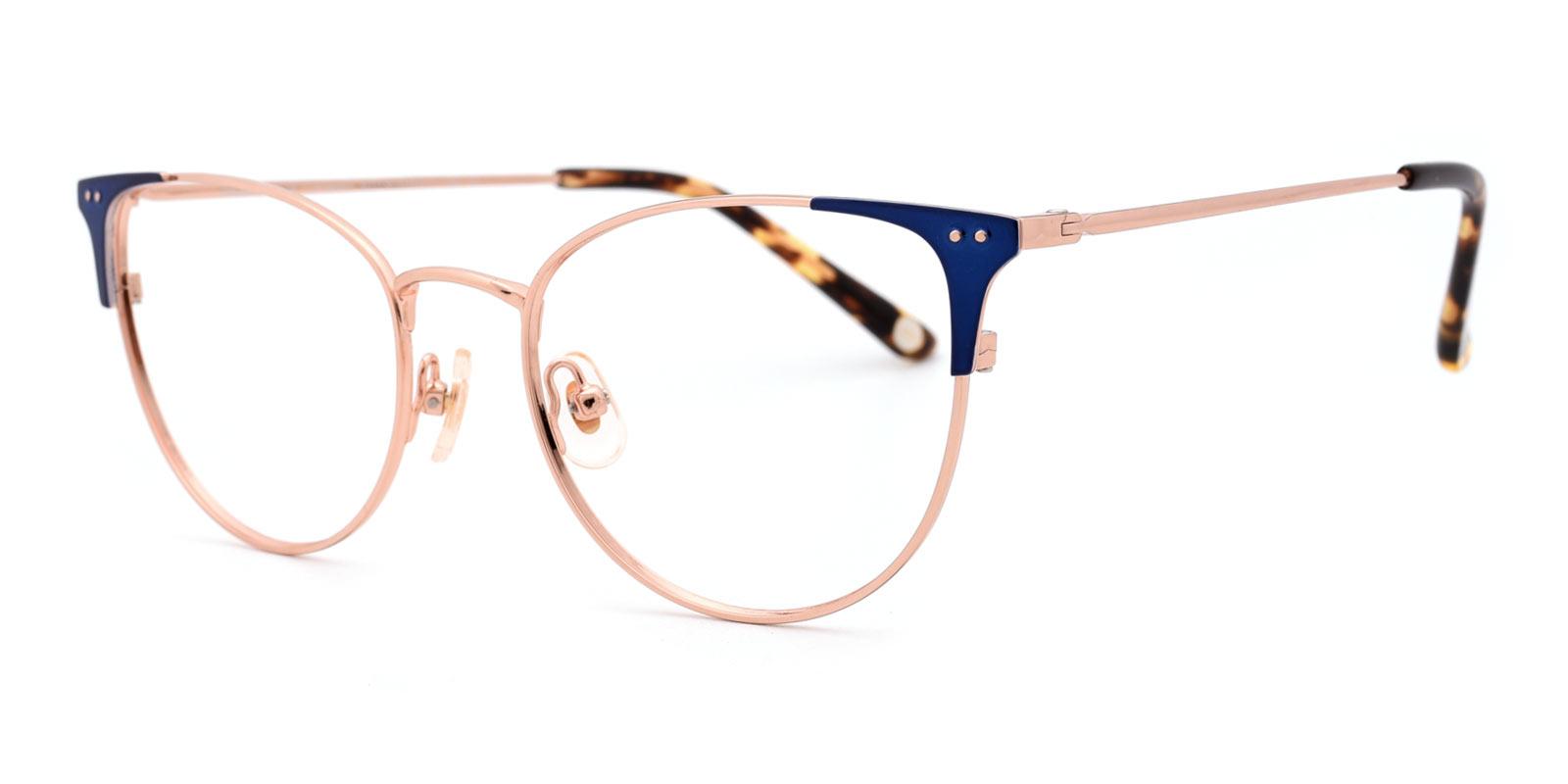 Ginny-Blue-Cat-Titanium-Eyeglasses-detail