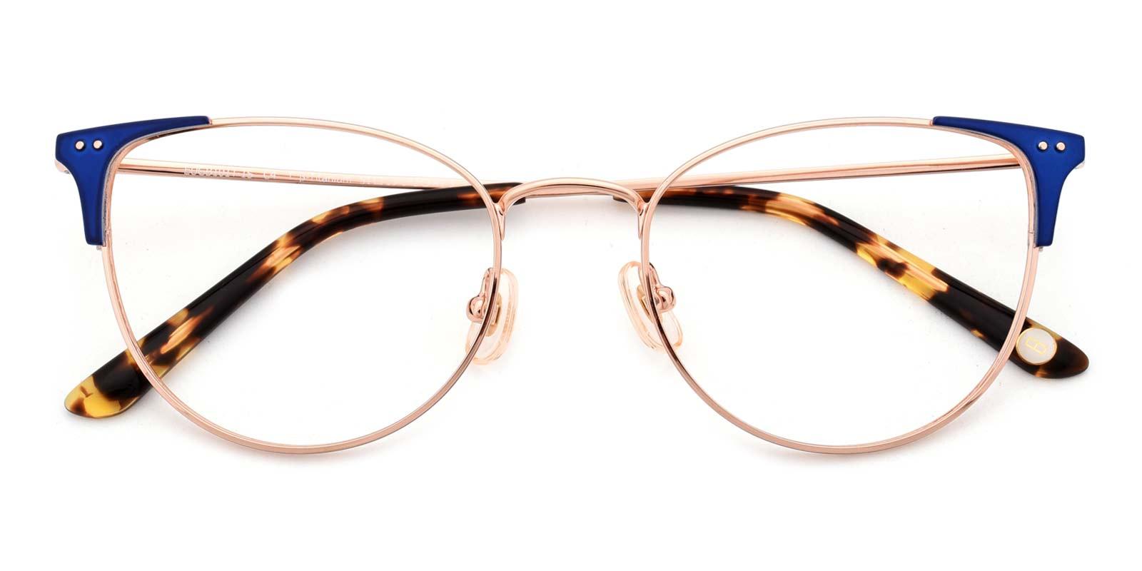 Ginny-Blue-Cat-Titanium-Eyeglasses-detail